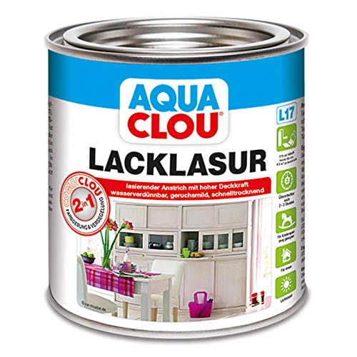 Aqua Combi-Clou Lack-Lasur  0,375 L, kastanienbraun von CLOU