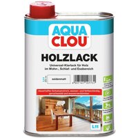 Aqua Clou Holzlack L11 250 ml, seidenmatt Lack Klarlack Holzschutzlack von CLOU