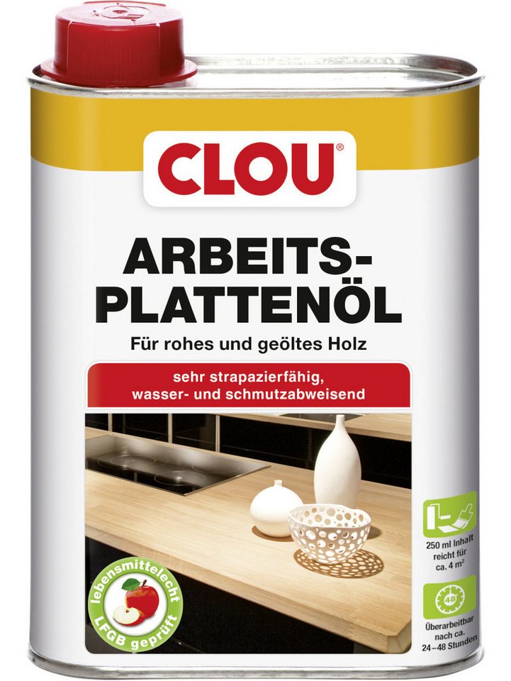 CLOU Clou Arbeitsplattenöl 250 ml Holzpflegeöl von CLOU