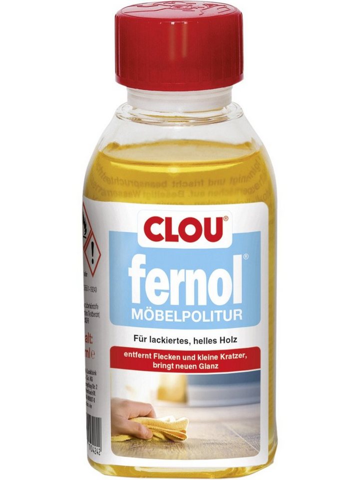 CLOU Clou fernol Möbelpolitur 150 ml hell Holzpflegeöl CLOU Clou fernol Möbelpolitur 150 ml hell Holzpflegeöl von CLOU