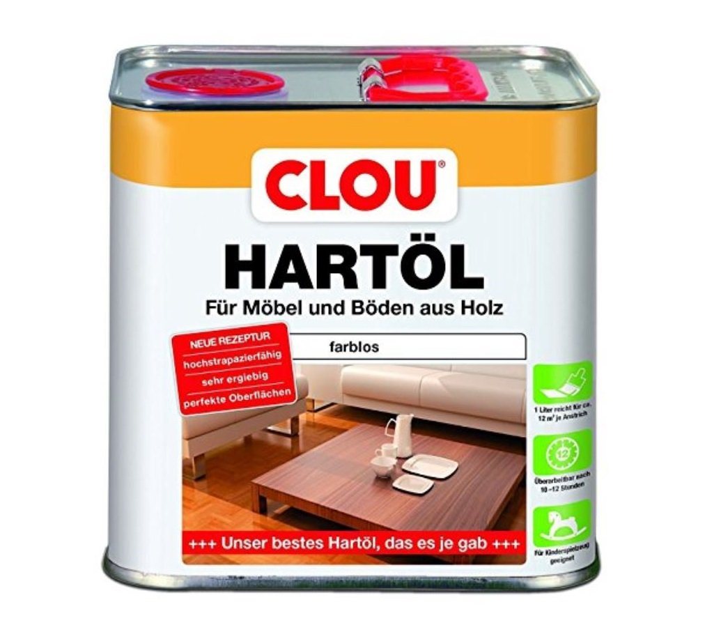 CLOU Hartholzöl CLOU Hartöl Farblos 2,5 Ltr von CLOU