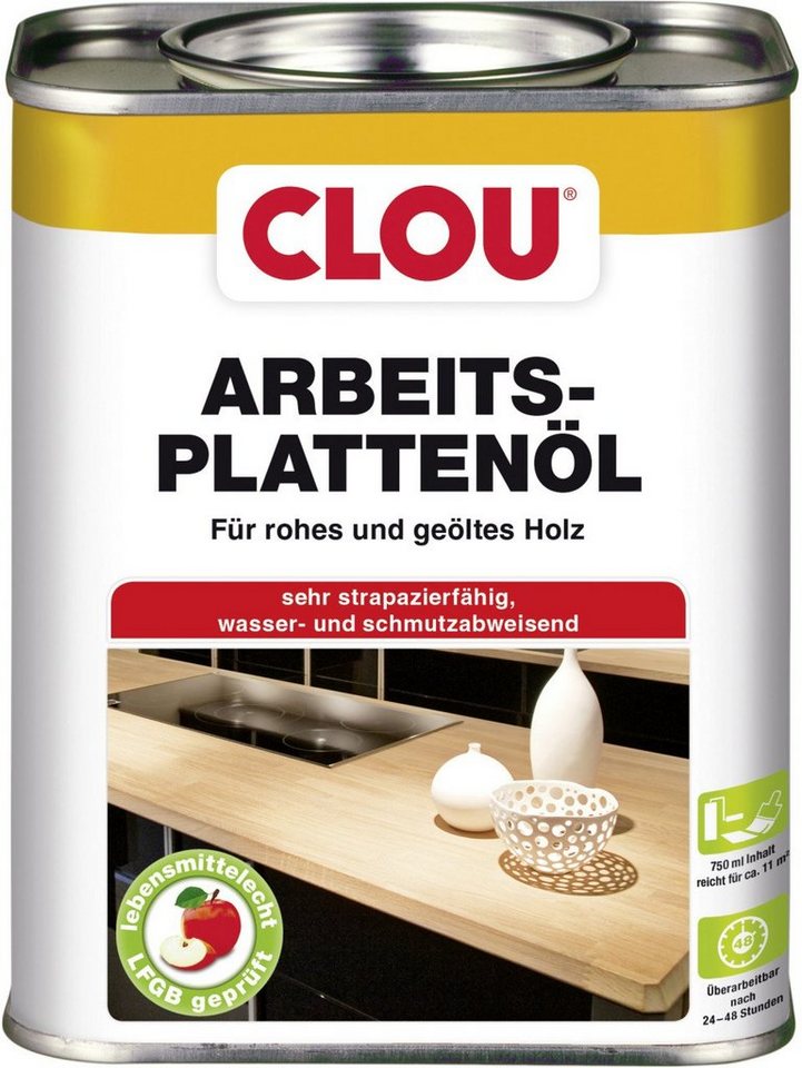 CLOU Hartholzöl Clou Arbeitsplattenöl 750 ml von CLOU