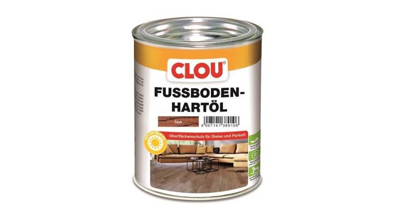 CLOU Hartholzöl Clou Fußboden Hartöl 750 ml teak von CLOU