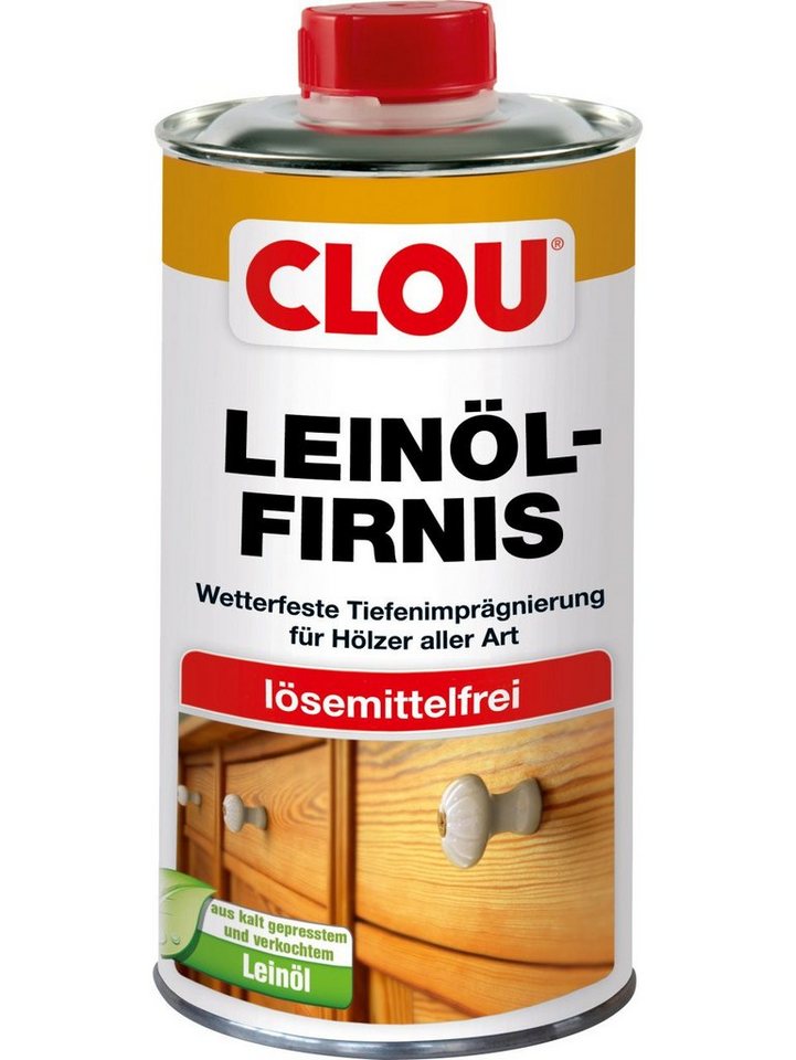 CLOU Hartholzöl Clou Leinöl Firnis 500 ml CLOU Hartholzöl Clou Leinöl Firnis 500 ml von CLOU