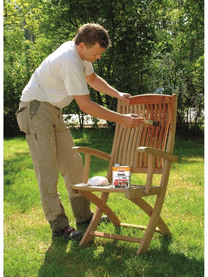 CLOU Hartholzöl Clou Teaköl 2,5 L farblos von CLOU