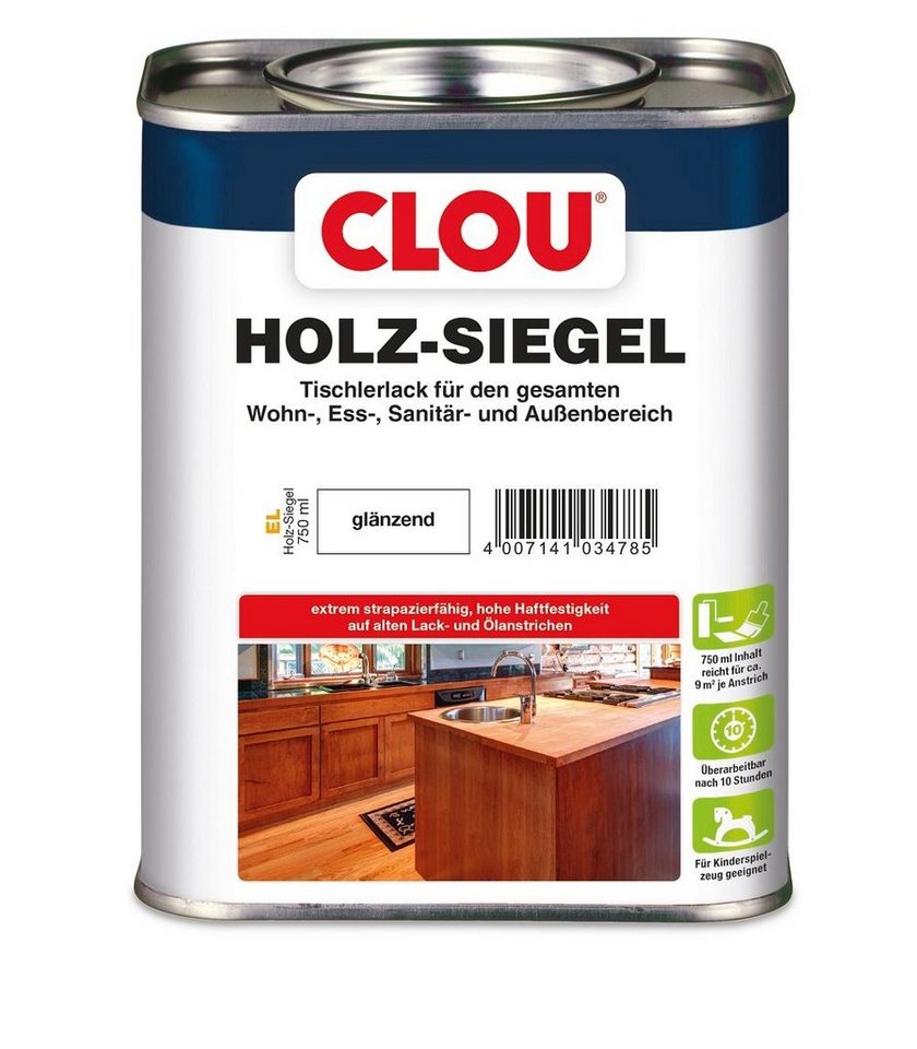 CLOU Holzlack CLOU Holz Siegel EL Glänzend 750ml von CLOU