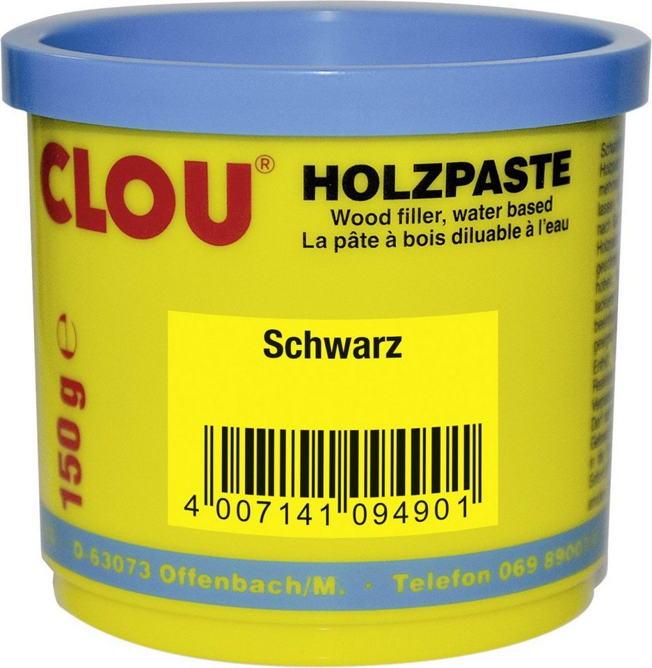 CLOU Holzlack Clou Holzpaste 150 g schwarz CLOU Holzlack Clou Holzpaste 150 g schwarz von CLOU