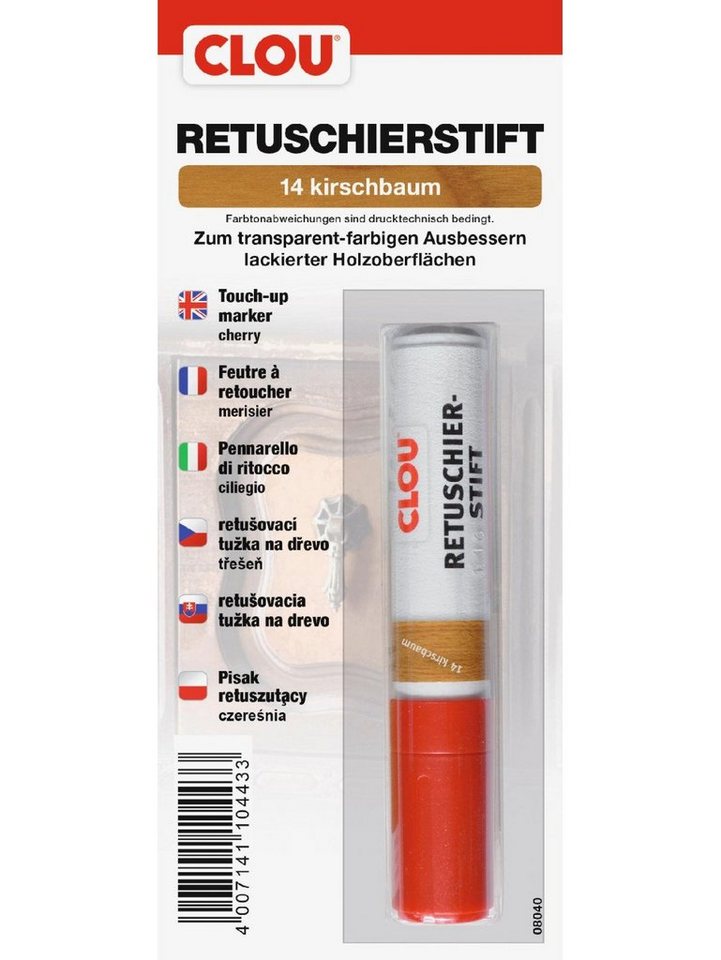 CLOU Holzlack Clou Retuschierstift kirschbaum von CLOU