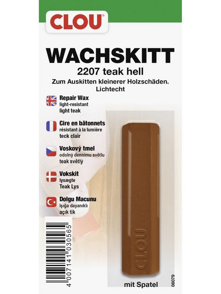 CLOU Holzlack Clou Wachskitt teak hell von CLOU