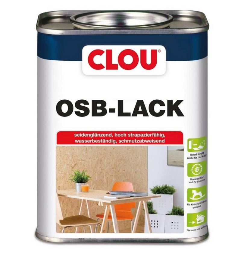 CLOU Klarlack CLOU OSB Lack Farblos 750ml von CLOU