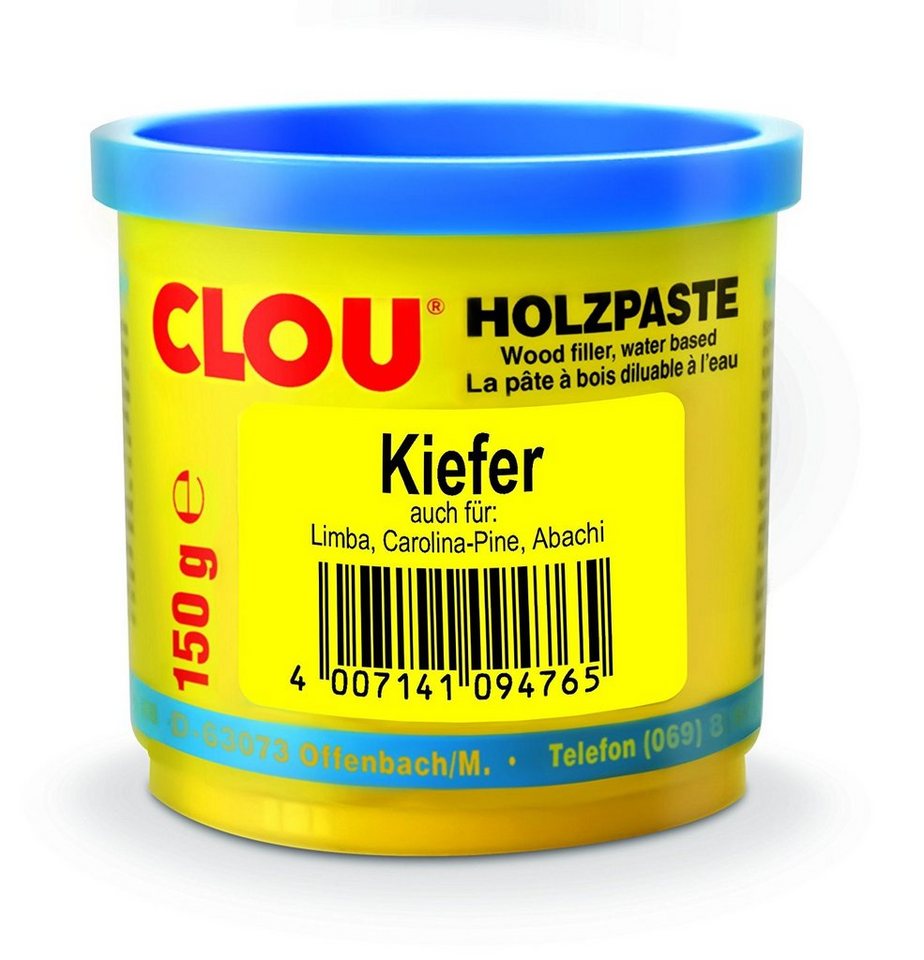CLOU Spachtelmasse CLOU Holzpaste 3 Kiefer Wasserverdünnbar 150g CLOU Spachtelmasse CLOU Holzpaste 3 Kiefer Wasserverdünnbar 150g von CLOU