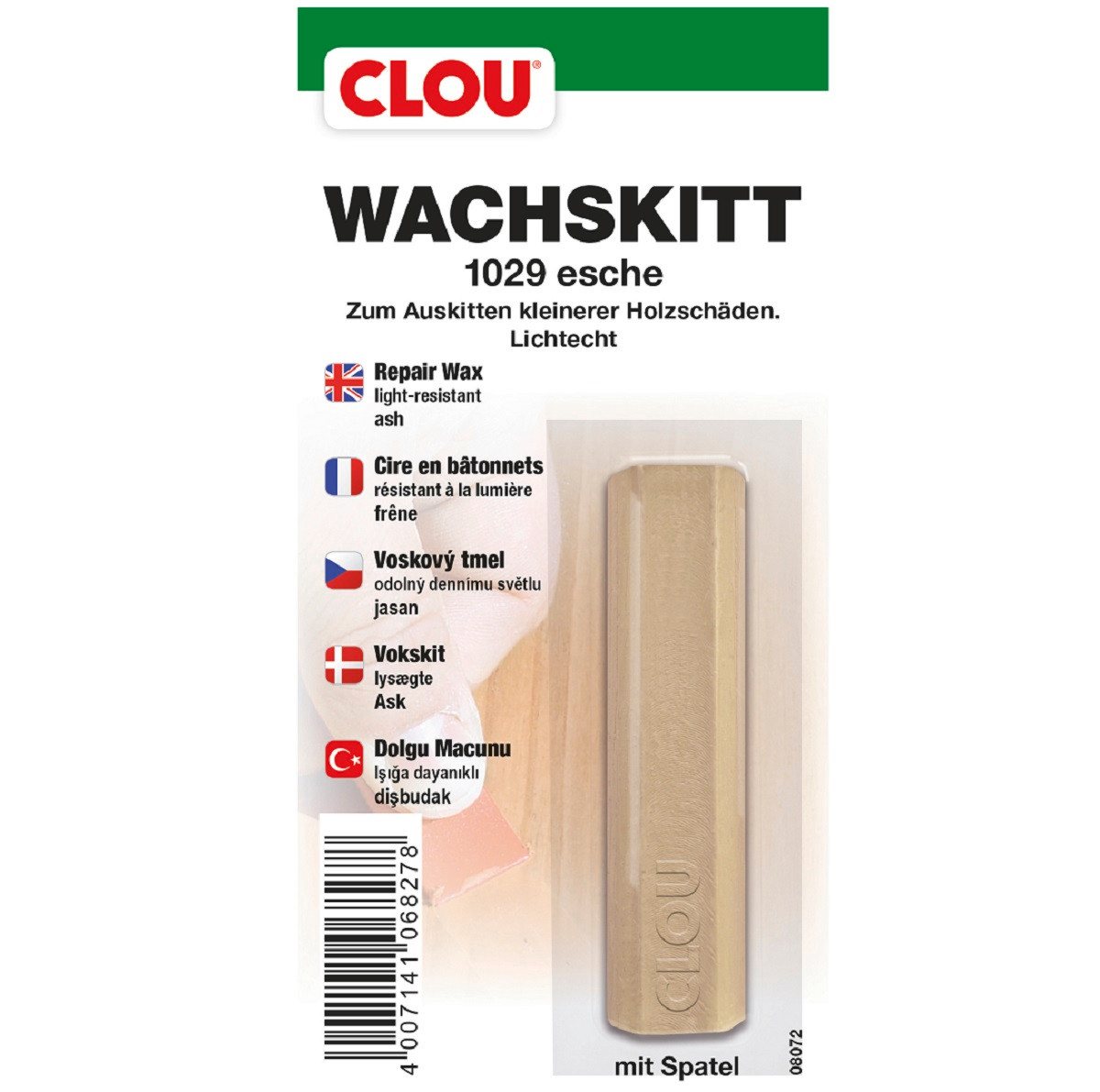 CLOU Spachtelmasse CLOU Wachskitt Stange 1029 Esche CLOU Spachtelmasse CLOU Wachskitt Stange 1029 Esche von CLOU