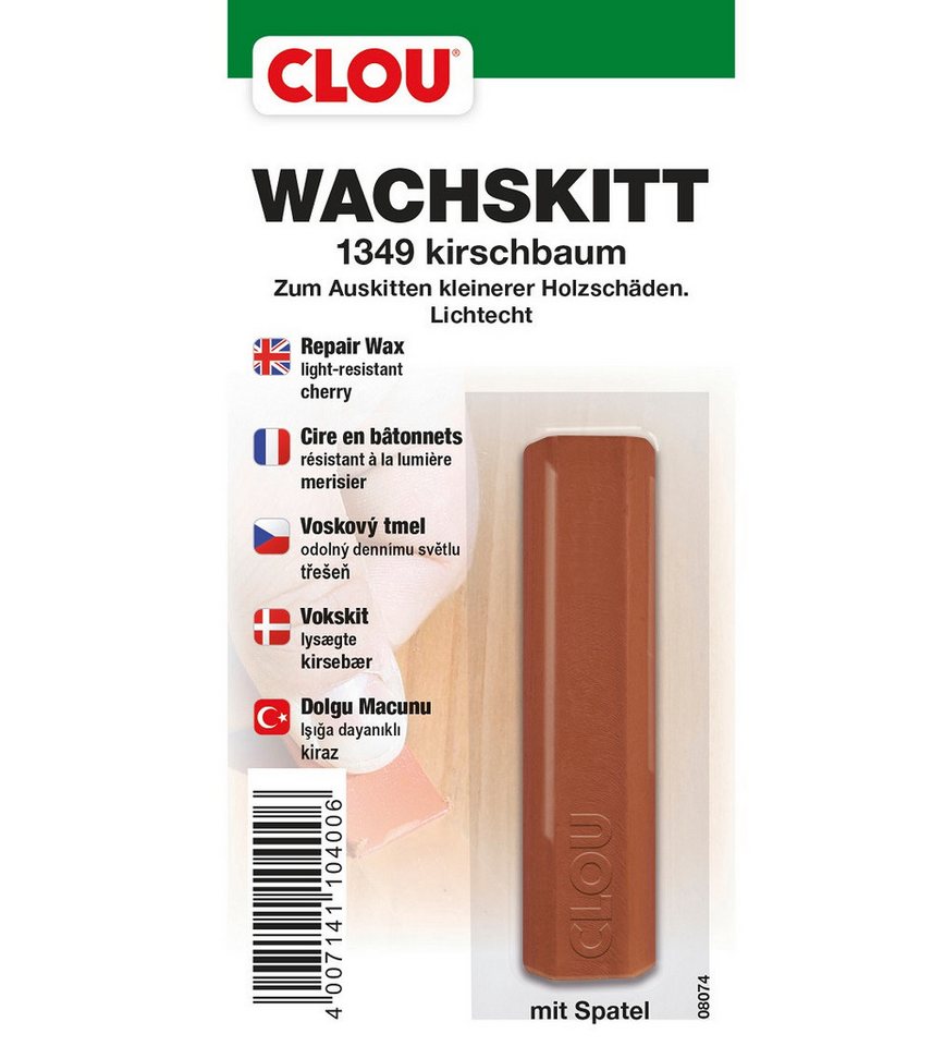 CLOU Spachtelmasse CLOU Wachskitt Stange 1349 Kirschbaum CLOU Spachtelmasse CLOU Wachskitt Stange 1349 Kirschbaum von CLOU