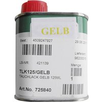 CLOU TLK125/BLAU Glühlampen-Tauchlack 125ml Blau von CLOU