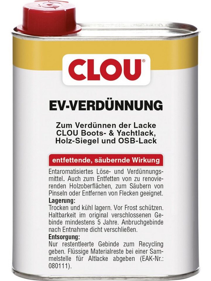 CLOU Universal-Verdünner Clou EV Verdünnung 250 ml von CLOU