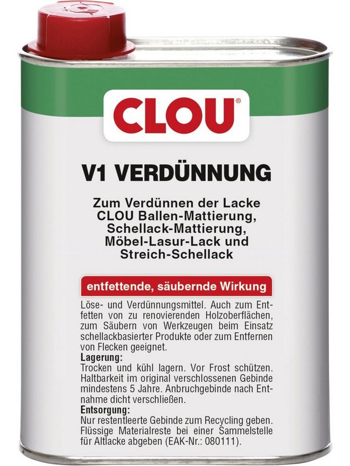 CLOU Universal-Verdünner Clou Verdünnung V1 250 ml von CLOU