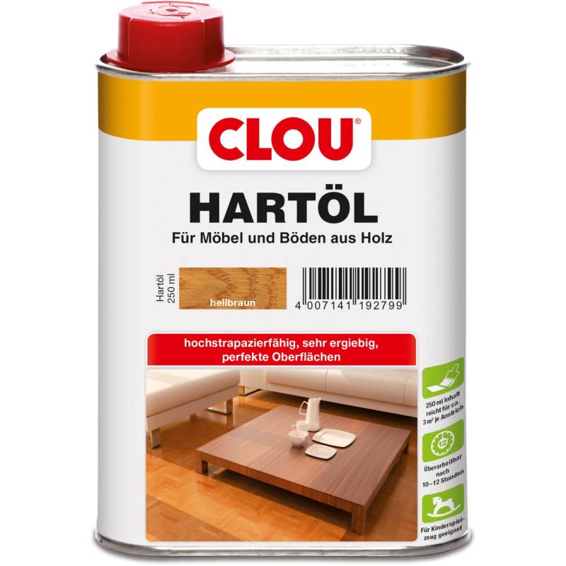 Clou Hartöl Hellbraun 250 ml von CLOU