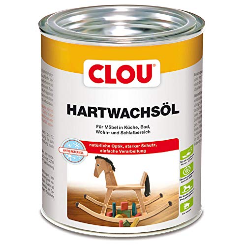 Clou Hartwachs-Öl antibakteriell 0,750 L von CLOU