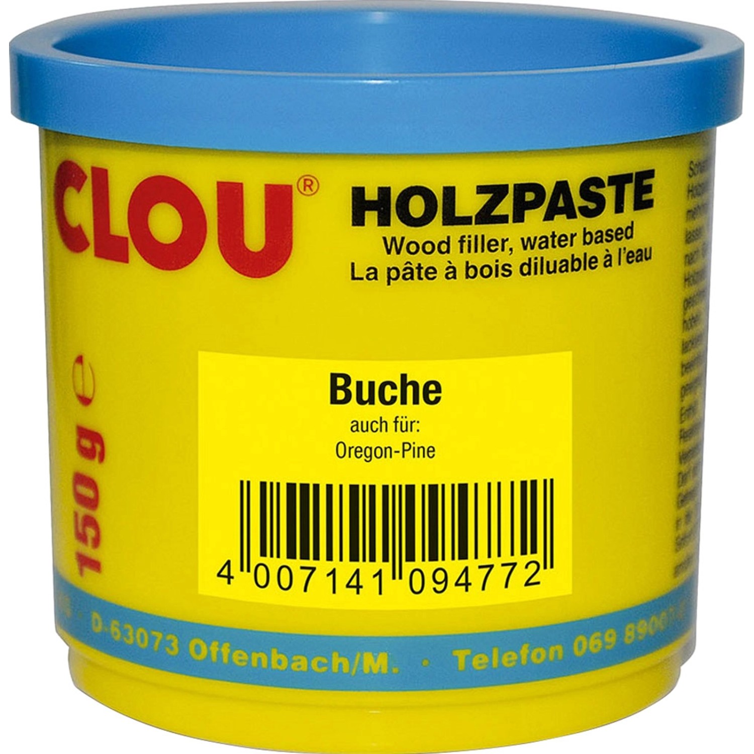 Clou Holzpaste wasserverdünnbar Buche 150 g von CLOU