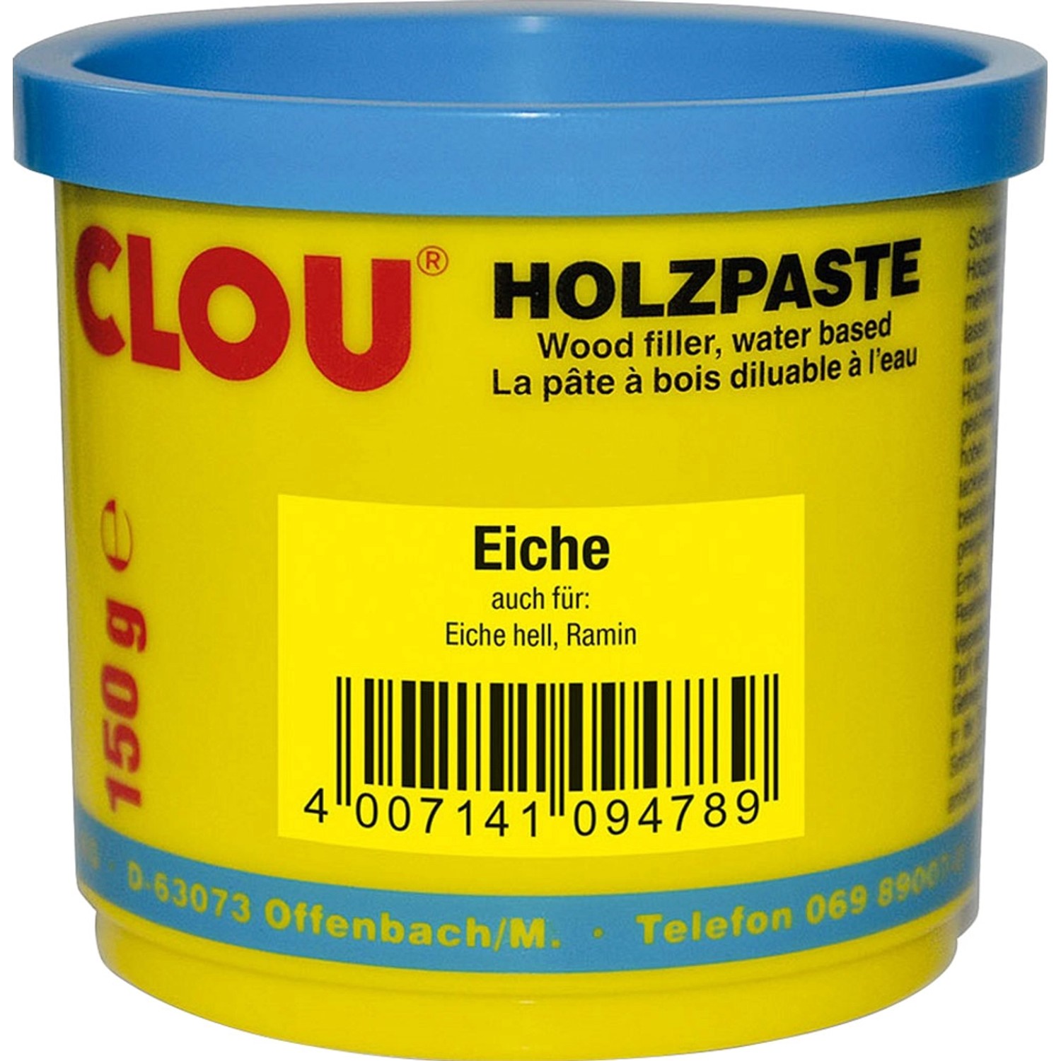 Clou Holzpaste wasserverdünnbar Eiche 150 g von CLOU