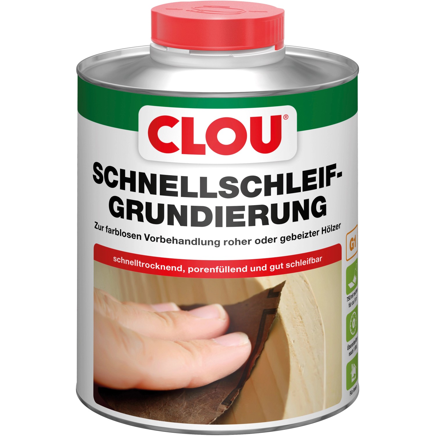 Clou Schnellschleif-Grundierung Transparent 750 ml von CLOU