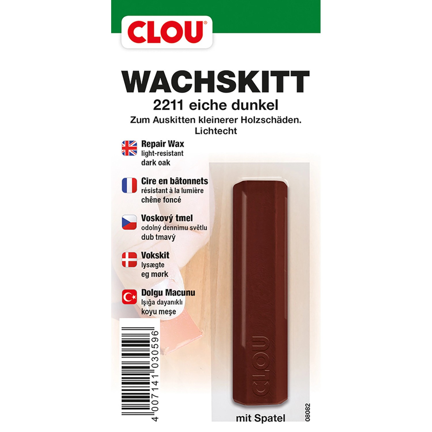 Clou Wachskitt Eiche Dunkel von CLOU