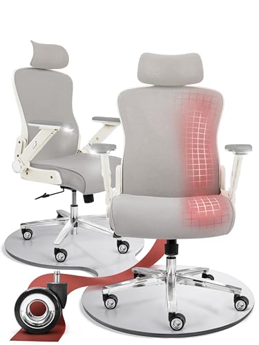CLOUVOU PowerSeat Bürostuhl Ergonomisch [TESTSIEGER] Schreibtischstuhl 100% individuell einstellbar | Büro Stuhl & Gaming Stuhl | Computerstuhl Home Office Chair Ergonomic | Drehstuhl 200 kg von CLOUVOU