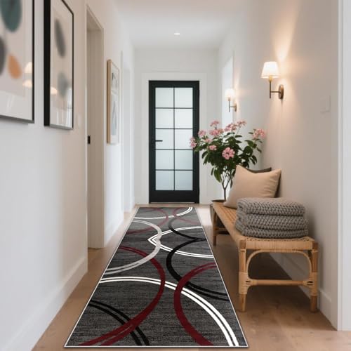 CLOYAO Teppich Läufer Flur Lang Küchenläufer Teppichläufer rutschfest Küche Teppiche Waschbar Bettvorlege Fußmatte Läufer für Flur Waschküche Eingang Wohnzimmer 50 x 260 cm CLOYAO Teppich Läufer Flur Lang Küchenläufer Teppichläufer rutschfest Küche Teppiche Waschbar Bettvorlege Fußmatte Läufer für Flur Waschküche Eingang Wohnzimmer 50 x 260 cm von CLOYAO