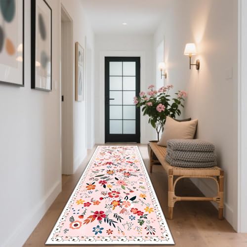CLOYAO Waschbarer Läufer Teppich Flur Teppichläufer Lang rutschfest Küche Teppiche Flurläufer Teppichläufer Bettvorleger Küchen Wohnzimmer Schlafzimmer Teppiche 50 x 80 cm CLOYAO Waschbarer Läufer Teppich Flur Teppichläufer Lang rutschfest Küche Teppiche Flurläufer Teppichläufer Bettvorleger Küchen Wohnzimmer Schlafzimmer Teppiche 50 x 80 cm von CLOYAO