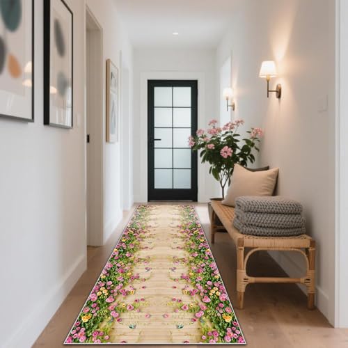 CLOYAO Waschbarer Läufer Teppich Flur Teppichläufer Lang rutschfest Küche Teppiche Flurläufer Teppichläufer Bettvorleger Küchen Wohnzimmer Schlafzimmer Teppiche 60 x 230 cm CLOYAO Waschbarer Läufer Teppich Flur Teppichläufer Lang rutschfest Küche Teppiche Flurläufer Teppichläufer Bettvorleger Küchen Wohnzimmer Schlafzimmer Teppiche 60 x 230 cm von CLOYAO