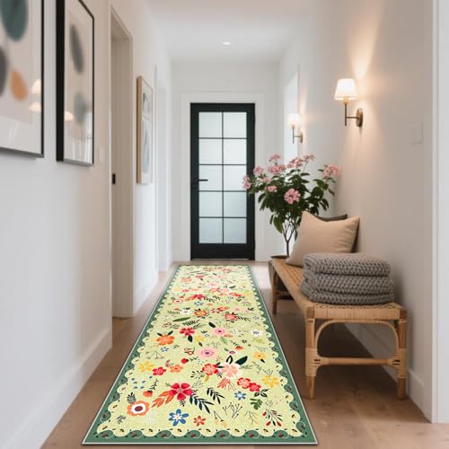 CLOYAO Waschbarer Läufer Teppich Flur Teppichläufer Lang rutschfest Küche Teppiche Flurläufer Teppichläufer Bettvorleger Küchen Wohnzimmer Schlafzimmer Teppiche 70 x 240 cm CLOYAO Waschbarer Läufer Teppich Flur Teppichläufer Lang rutschfest Küche Teppiche Flurläufer Teppichläufer Bettvorleger Küchen Wohnzimmer Schlafzimmer Teppiche 70 x 240 cm von CLOYAO
