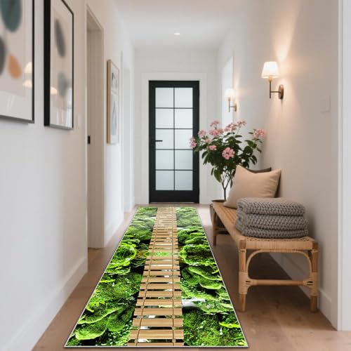 CLOYAO Waschbarer Läufer Teppich Flur Teppichläufer Lang rutschfest Küche Teppiche Flurläufer Teppichläufer Bettvorleger Küchen Wohnzimmer Schlafzimmer Teppiche 80 x 160 cm CLOYAO Waschbarer Läufer Teppich Flur Teppichläufer Lang rutschfest Küche Teppiche Flurläufer Teppichläufer Bettvorleger Küchen Wohnzimmer Schlafzimmer Teppiche 80 x 160 cm von CLOYAO