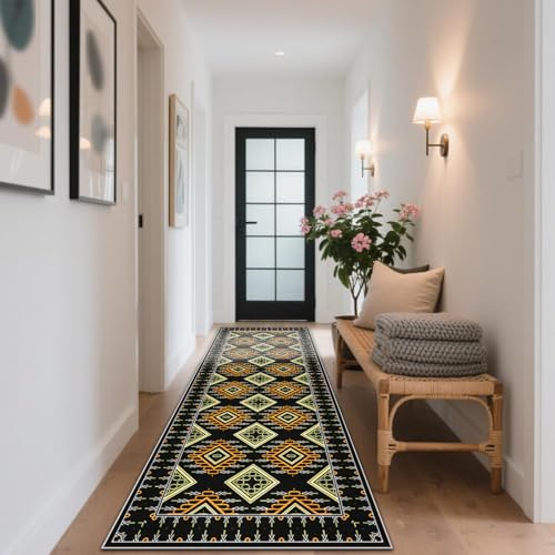 CLOYAO Waschbarer Läufer Teppich Flur Teppichläufer Lang rutschfest Küche Teppiche Flurläufer Teppichläufer Bettvorleger Küchen Wohnzimmer Schlafzimmer Teppiche 90 x 200 cm CLOYAO Waschbarer Läufer Teppich Flur Teppichläufer Lang rutschfest Küche Teppiche Flurläufer Teppichläufer Bettvorleger Küchen Wohnzimmer Schlafzimmer Teppiche 90 x 200 cm von CLOYAO