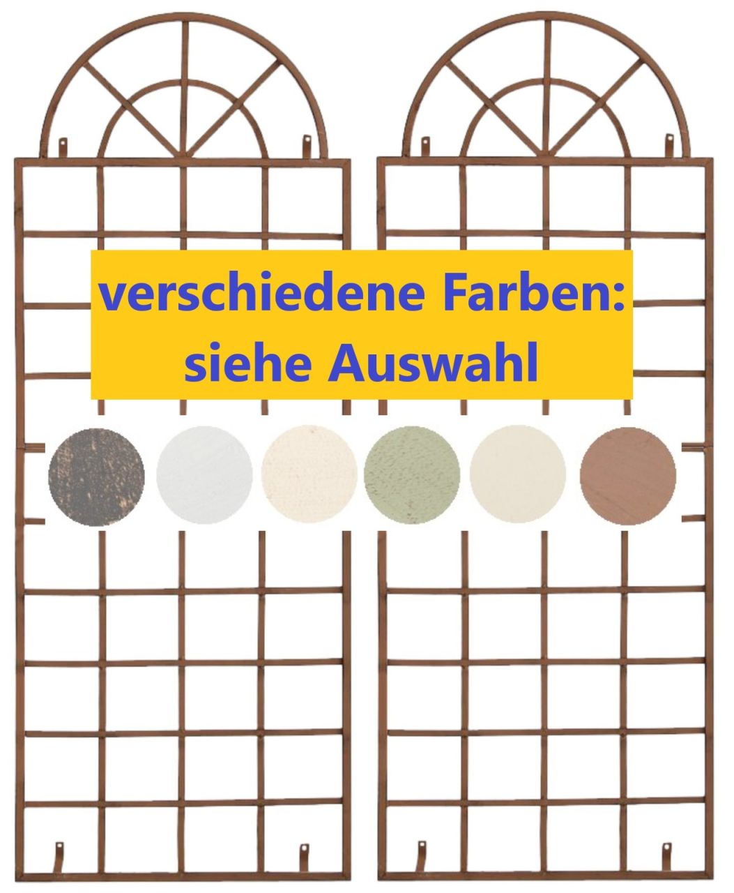 2er Rankgitter -Rankhilfe Rosensäule Rosenbogen Spalier Garten - versch. Farben 2er Rankgitter -Rankhilfe Rosensäule Rosenbogen Spalier Garten - versch. Farben von CLP