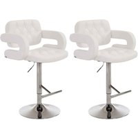 2er Set Barhocker Dublin weiß 2er Set Barhocker Dublin weiß von CLP