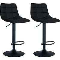 2er Set Barhocker Jerry Kunstleder schwarz schwarz 2er Set Barhocker Jerry Kunstleder schwarz schwarz von CLP