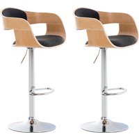 2er Set Barhocker Kingston Stoff natura/dunkelgrau 2er Set Barhocker Kingston Stoff natura/dunkelgrau von CLP