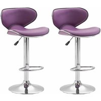2er Set Barhocker Las Vegas Kunstleder lila chrom 2er Set Barhocker Las Vegas Kunstleder lila chrom von CLP