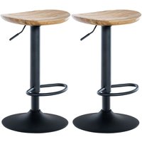 2er Set Barhocker Skelde natura 2er Set Barhocker Skelde natura von CLP