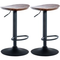 CLP - 2er Set Barhocker Skelde walnuss CLP - 2er Set Barhocker Skelde walnuss von CLP