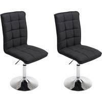 2er Set Design Esszimmerstühle Peking V2 Stoff schwarz 2er Set Design Esszimmerstühle Peking V2 Stoff schwarz von CLP