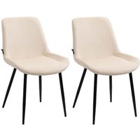 2er Set Esszimmerstühle Victoria Samt-Bezug 2er Set Esszimmerstühle Victoria Samt-Bezug von CLP