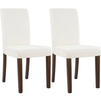 2er Set Esszimmerstuhl Ina Cord creme antik-dunkel 2er Set Esszimmerstuhl Ina Cord creme antik-dunkel von CLP