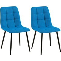 2er Set Esszimmerstuhl Tilde türkis Stoff 2er Set Esszimmerstuhl Tilde türkis Stoff von CLP