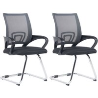 2er Set Freischwinger Eureka grau 2er Set Freischwinger Eureka grau von CLP