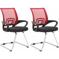 2er Set Freischwinger Eureka rot 2er Set Freischwinger Eureka rot von CLP