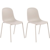 CLP - 2er Set Gartenstuhl Hardin hellgrau von CLP