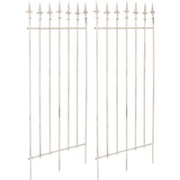 2er Set Rankgitter Elisa 100 x 50 cm antik-creme 2er Set Rankgitter Elisa 100 x 50 cm antik-creme von CLP