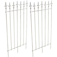 2er Set Rankgitter Elisa 100 x 50 cm antik weiß 2er Set Rankgitter Elisa 100 x 50 cm antik weiß von CLP