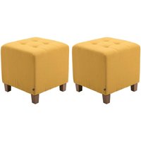 2er Set Sitzhocker Pharao gelb von CLP